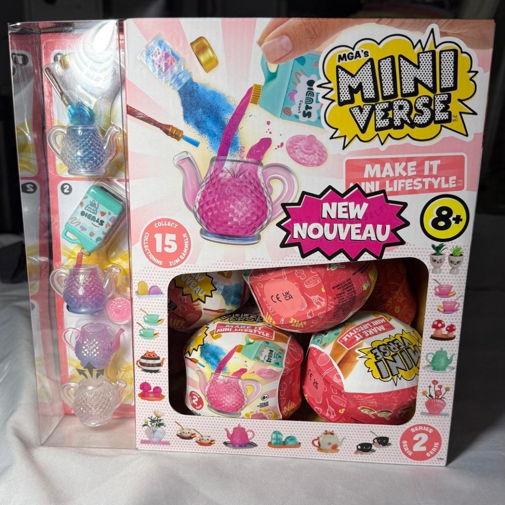 MGA Mini Verse (series 2) New. 9 blind balls + store display.